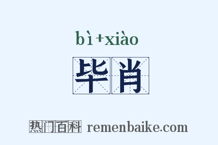 毕肖是什么意思的图片